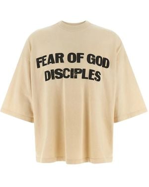 Fear Of God Kurzärmeliges Disciple T-Shirt - Natur