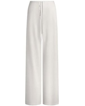 12 STOREEZ Drawstring Pants - White