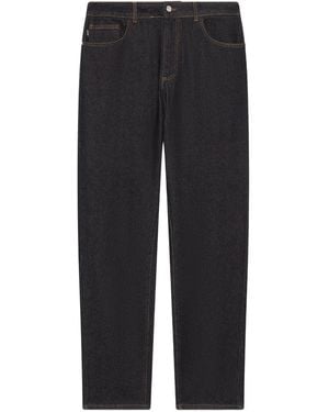 Gcds Logo-Detail Jeans - Black