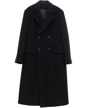 mfpen Conference Double-Breasted Coat - Black