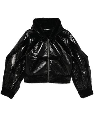 OTTOLINGER Giacca Crop Con Cappuccio - Nero