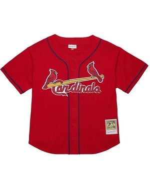 Mitchell & Ness Mlb Cardinals 1998 Mark Mcgwire Shirt - Red