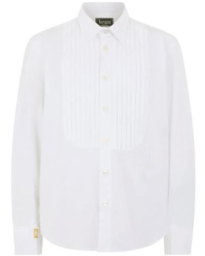 Billionaire Pleated Shirt - White