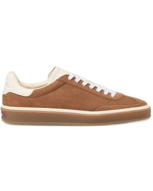 Loro Piana Tennis Walk Trainers - Brown