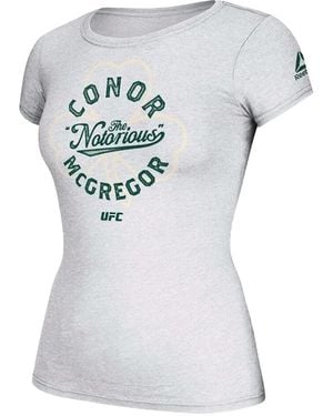 Reebok Ufc Cap Sleeve T-Shirt - Gray