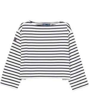 Polo Ralph Lauren Striped Boatneck T-Shirt - White