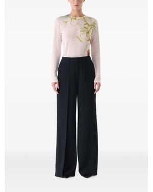 Jason Wu Pullover Mit Blumenprint - Blau