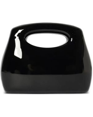 Emporio Armani Cut-Out Clutch Bag - Black