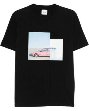 Arte' Camiseta con motivo de foto - Negro