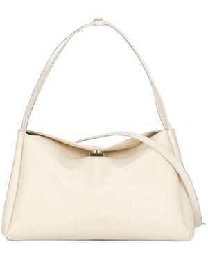 THEMOIRÈ Calipso Magnetic-Fastening Shoulder Bag - Natural