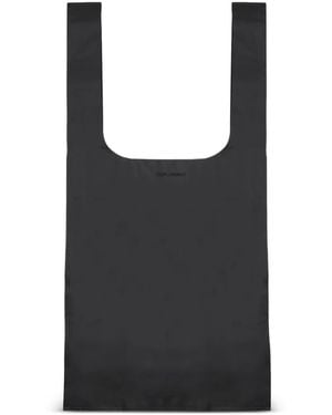 Our Legacy Logo-Embroidered Tote Bag - Black