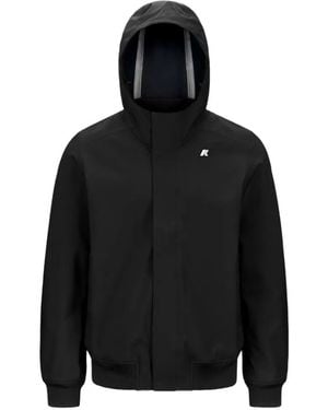 K-Way Chaqueta Joachim Bonded Con Capucha - Negro