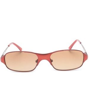 BRU Eyewear Aitken Rectangle-Frame Sunglasses - Pink