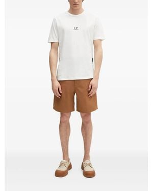 A.P.C. Norris Elasticated-Waist Shorts - White