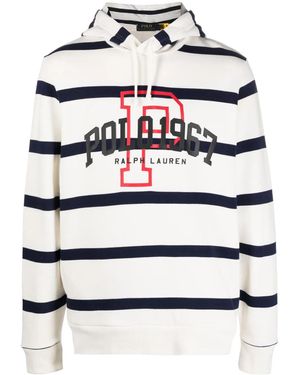 Polo Ralph Lauren ストライプ パーカー - グレー