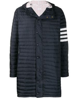 Thom Browne 4-Bar Padded Coat - Blue