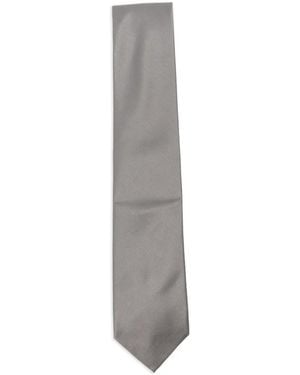 Errico Formicola Pointed Tie - White