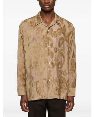 Cmmn Swdn Camisa Ario Con Motivo Floral - Neutro