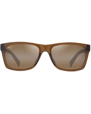 Maui Jim Kowelo Rectangle-Frame Sunglasses - Grey