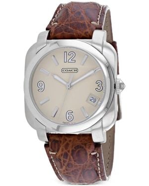 COACH Logo-Detail 44Mm Watch - Gray
