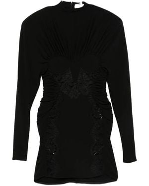 Stella McCartney Lace Midi Dress - Black