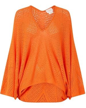 CAMILLA Basked In Baroque ブラウス - オレンジ
