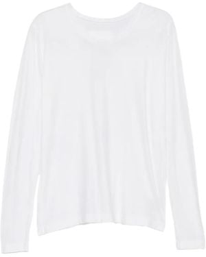 Private 0204 Long-Sleeve Crew-Neck T-Shirt - White