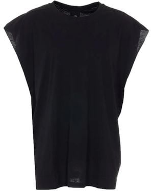 Thom Krom Contrasting-Seam Top - Black