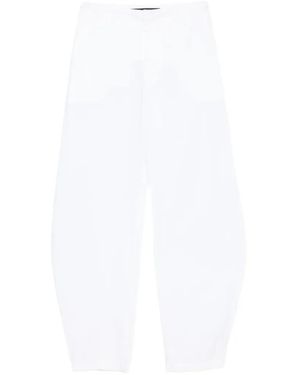 FEDERICA TOSI Belt-Loops Trousers - White