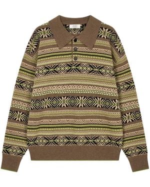 Studio Tomboy X Polo Con Intarsi - Verde