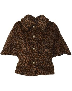 Max Mara Wool Cape - Brown