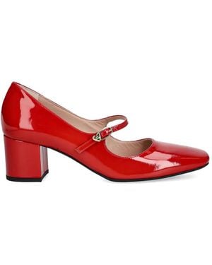 Love Moschino Buckle Court Shoes - Red