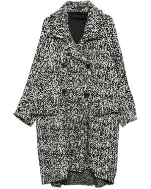Rundholz Patterned-jacquard Coat - グレー