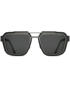 Blackfin Iron Harbor Geometric-Frame Sunglasses - Black
