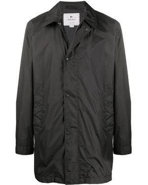 Woolrich Single Breasted Coat - Black