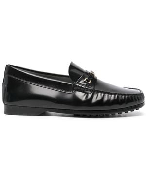 Tod's Kate Orel Patent Leather Loafer - Black