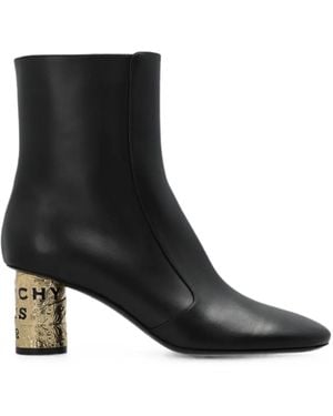 Givenchy Leather Ankle Boots - Black