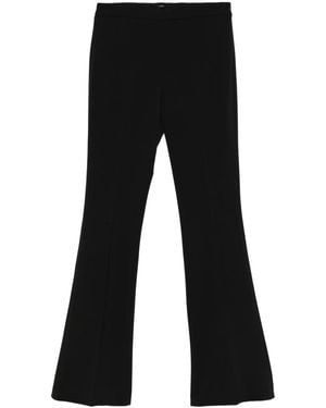 Blanca Vita Pantalon Évasé À Taille Haute - Noir