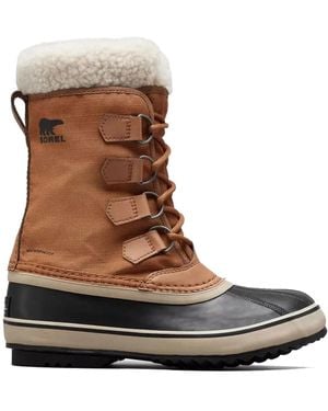 Sorel Winter Carnival レースアップ シアリングカフブーツ - ブラウン