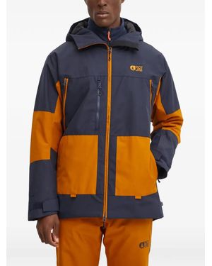 Picture Zip Hooded Ski Jacket - Blue