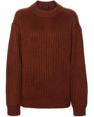 Sofie D'Hoore Jersey de canalé - Marrón