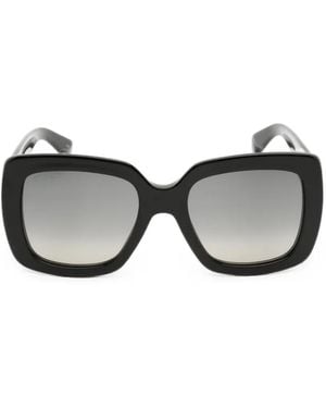 Gucci Oversized Square-Frame Sunglasses - Black