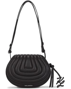 Karl Lagerfeld K/Wellen Cross Body Bag - Black