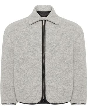 JW Anderson Cotton Collared Jacket - Gray