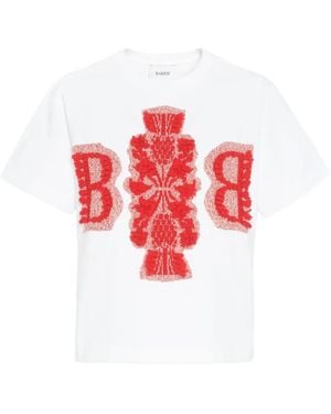 Barrie Logo-Patch T-Shirt - Red
