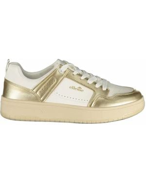 Ellesse Baskets À Effet Métallisé - Blanc