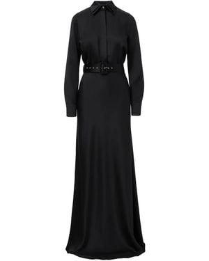 Il Volo Kate Belted Maxi Dress - Black