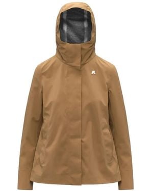 K-Way Madalina Bonded Jersey Jacket - Natural