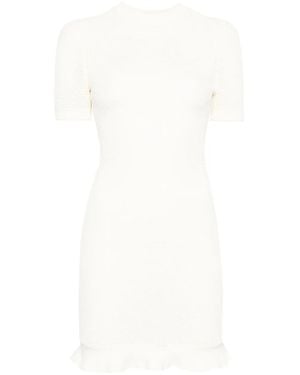 Tom Ford Kleid mit kurzen Ärmeln - Weiß