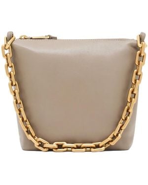 Emporio Armani Hobo レザーバッグ S - ナチュラル